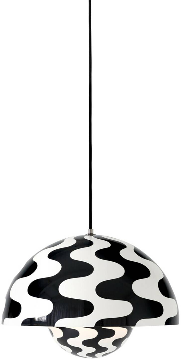 &Tradition FlowerPot VP1 Suspensionblack/white &Tradition FlowerPot VP1 Suspension