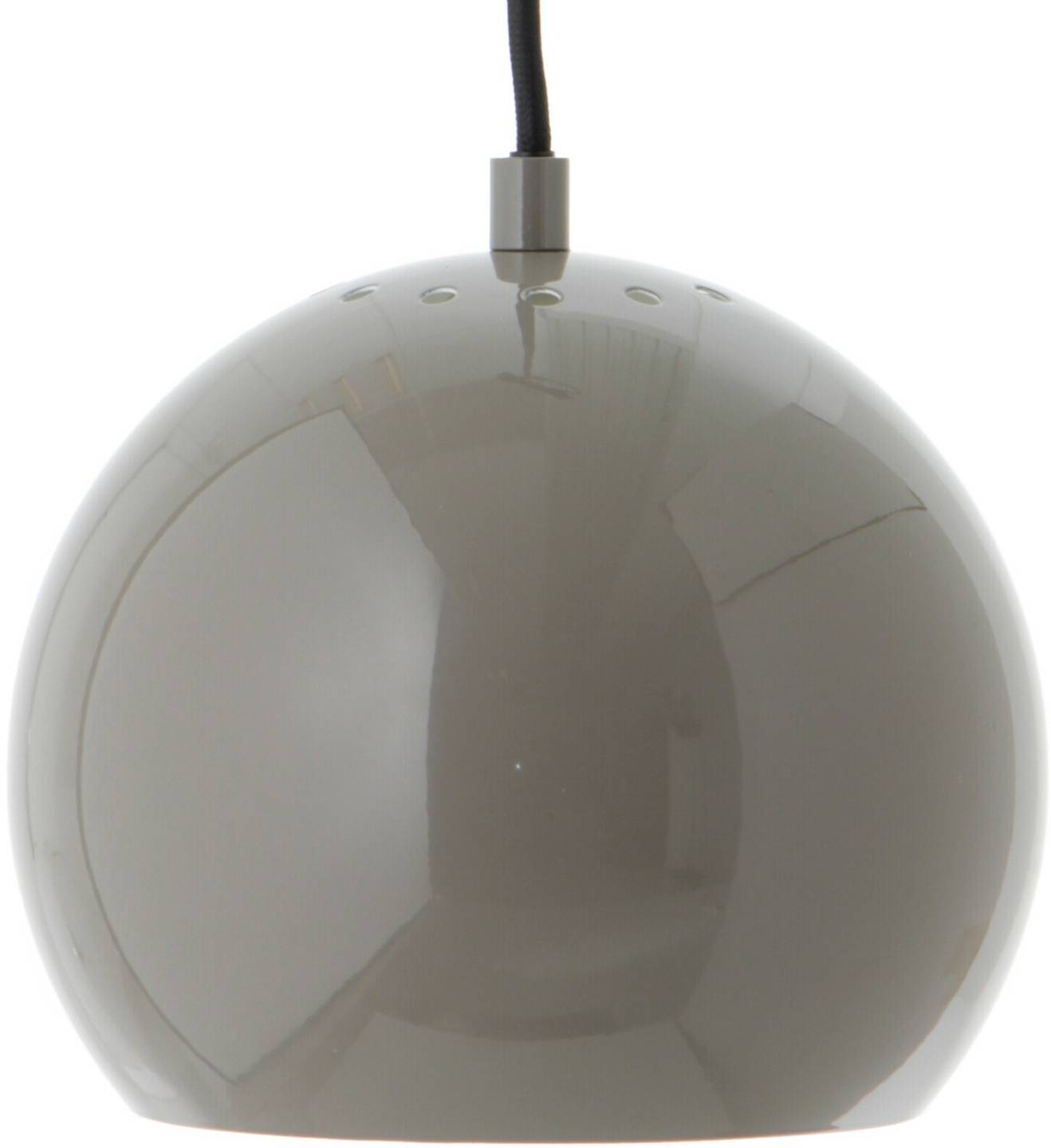 Frandsen Ball pendant lamp Ø 18 cm Frandsen Ball pendant lamp Ø 18 cmØ18 cm gray glossy (123395)