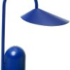 ferm LIVING Arum portable LED table LampTable Lamp bright blue ferm LIVING Arum portable LED table Lamp