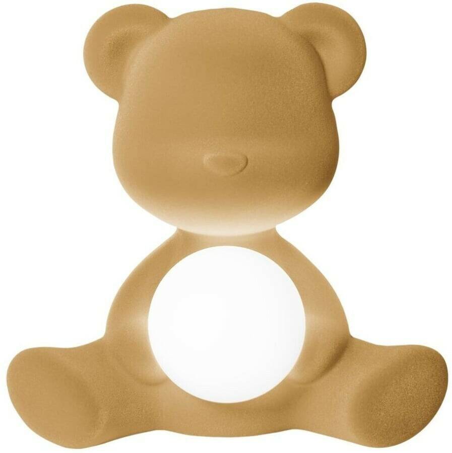 qeeboo Teddy Girl Rechargeable Lamp Velvet Finish table lamp 35x24x32 cmarena qeeboo Teddy Girl Rechargeable Lamp Velvet Finish table lamp 35x24x32 cm